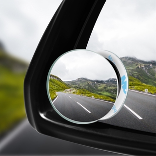 360 Degree Wide Angle Car Mirror Frameless Round Convex Mirror Small Round Side Rearview Parking Mirror
