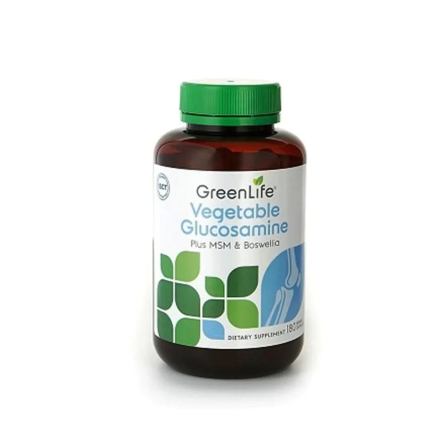 Greenlife Vegetable Glucosamine Plus MSM and Boswellia 950mg 180 Pieces