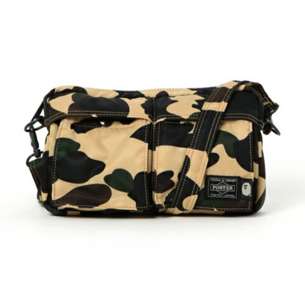 bape x porter sling bag