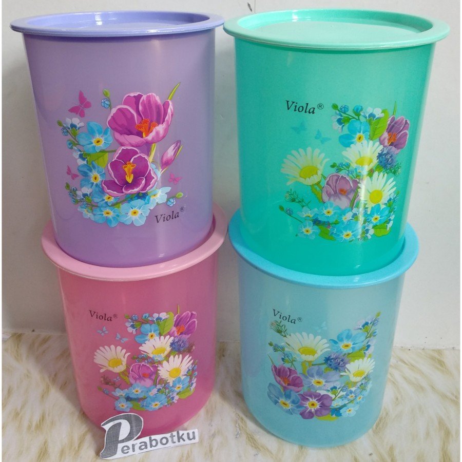 Daisy Viola Jar 1Kg/plastic Cake Jar Storage Container Shopee Singapore