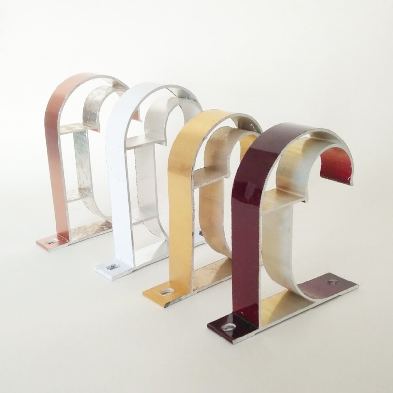 Aluminium Alloy Curtain Holder Rod Bracket Top Mount Bracket