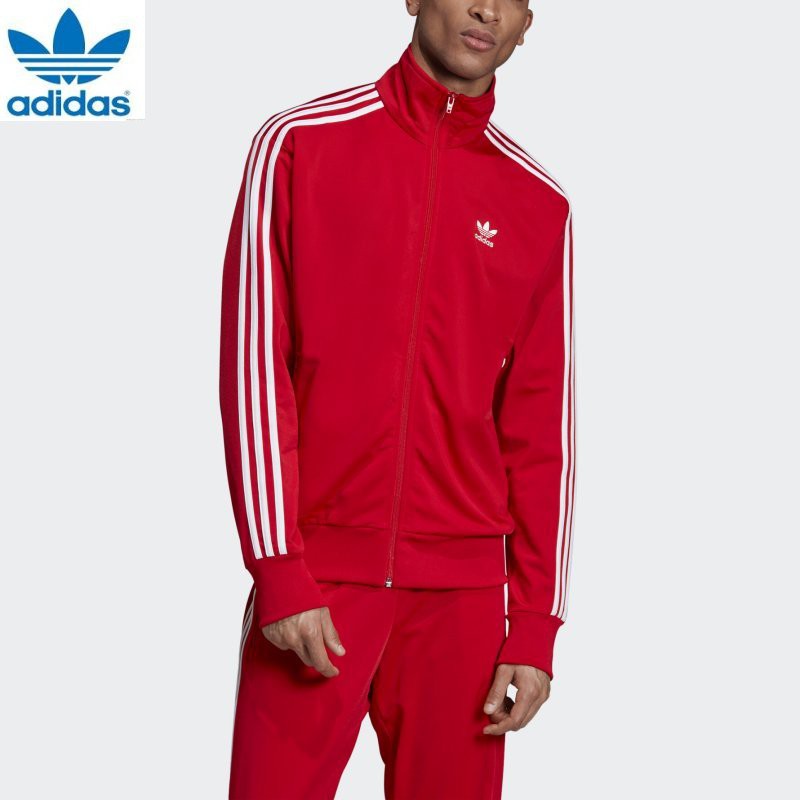 adidas jacket red