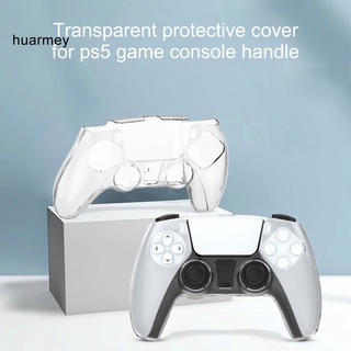 XB Transparent Dustproof PC Controller Gamepad Protective Case Shell Cover for PS5