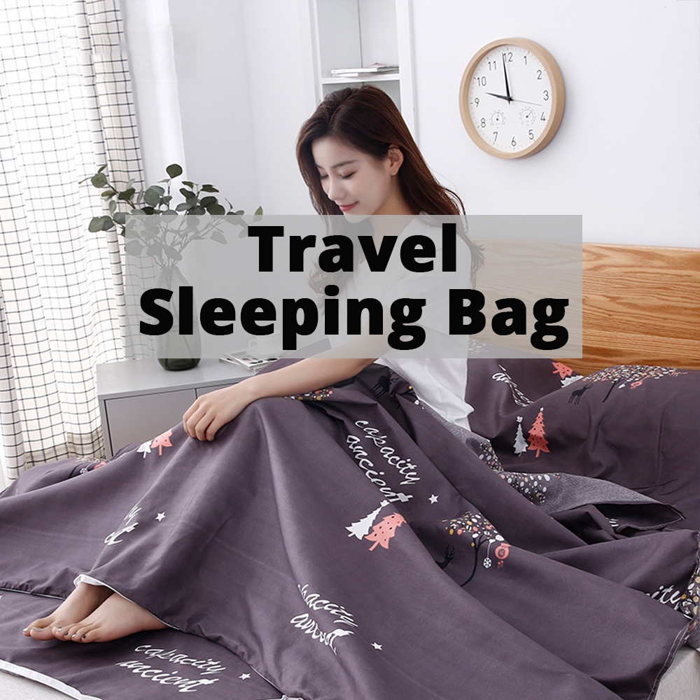 {SG}Travel Sleeping Bag Cotton Sleeping Bag Liner Ultralight Camping Sheets Lightweight Travel