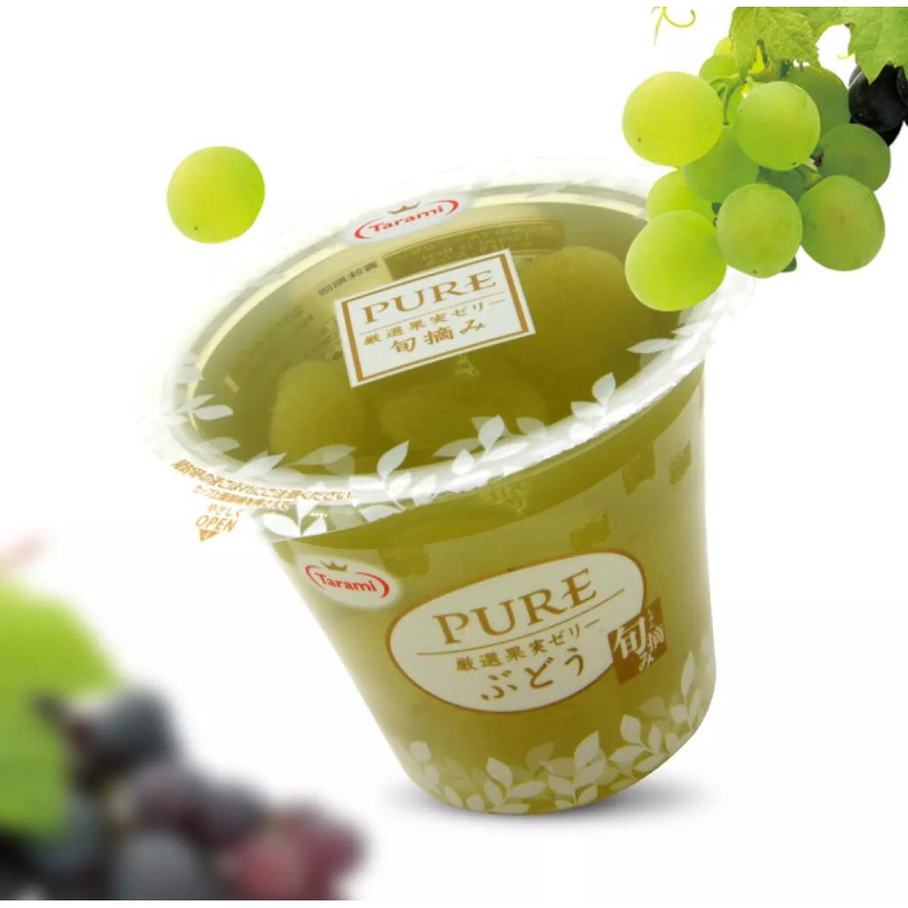 Tarami Pure Fruit Jelly Assorted Flavour 日本tarami 进口大果肉果冻优纯系列新鲜真果肉270g Shopee Singapore