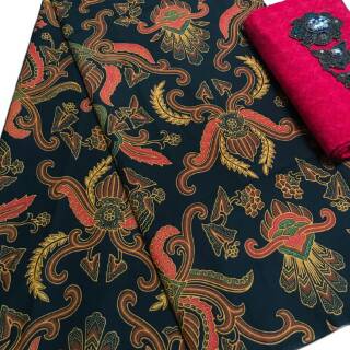 BN Pekalongan Batik  Fabric Sogan  2 motif  sogan  batik  