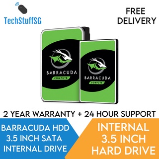 Barracuda 3.5” 8TB/6TB/4TB/2TB/1TB Internal SATA Hard Drive HDD **3 YEARS WARRANTY**