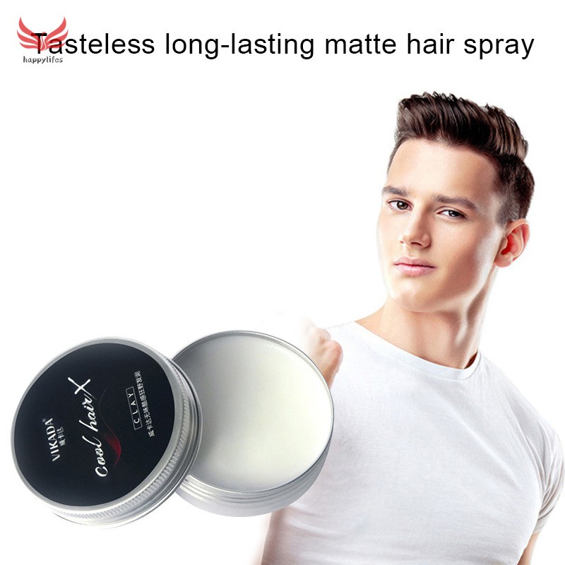 Matte Hair Styling Wax Men Hair Styling Mud Strong Hold Non Greasy