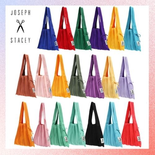 Joseph Stacey Lucky Pleats Knit S Unique Korean Design Eco Tote Bag Recycled Polyester Shopee Singapore