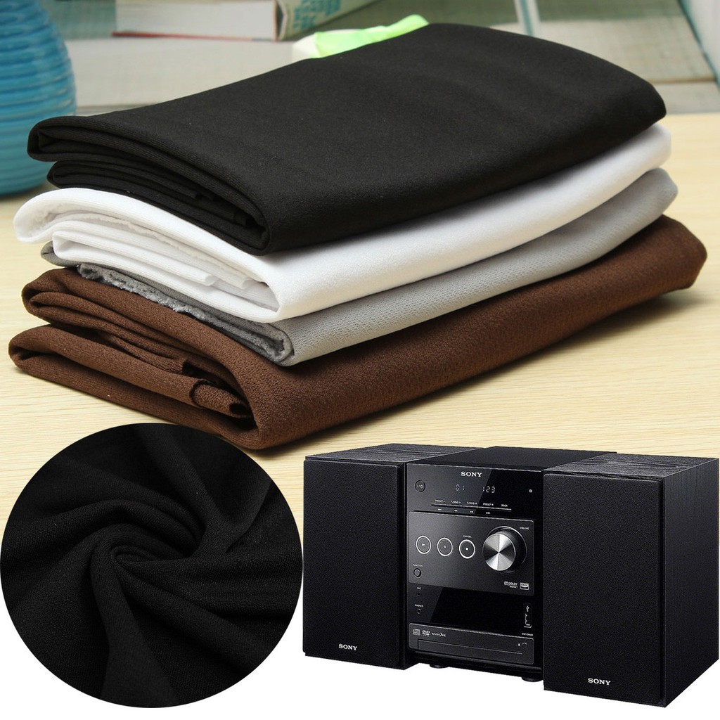 Speaker Grill Cloth Stereo Fabric Gille Mesh Cloth White/Brown/Silver