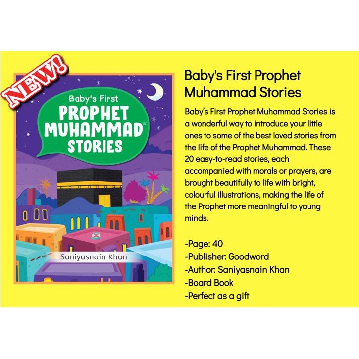 Baby's First Prophet Muhammad Stories (BOARD BOOK) (Babies Islamic ...