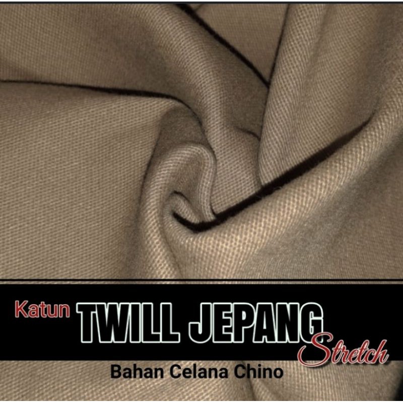 Japanese Twill Cotton Fabric Stretch Chino Shopee Singapore