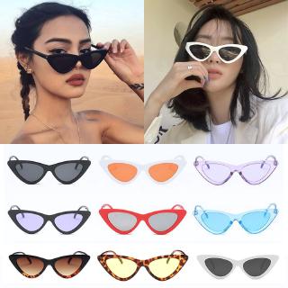 Image of Women Hip-hop Fashion Vintage Retro Mini Triangle Cateye Anti-UV Sunglasses/Colorfu Sexy Sun Glasses Frame Shades