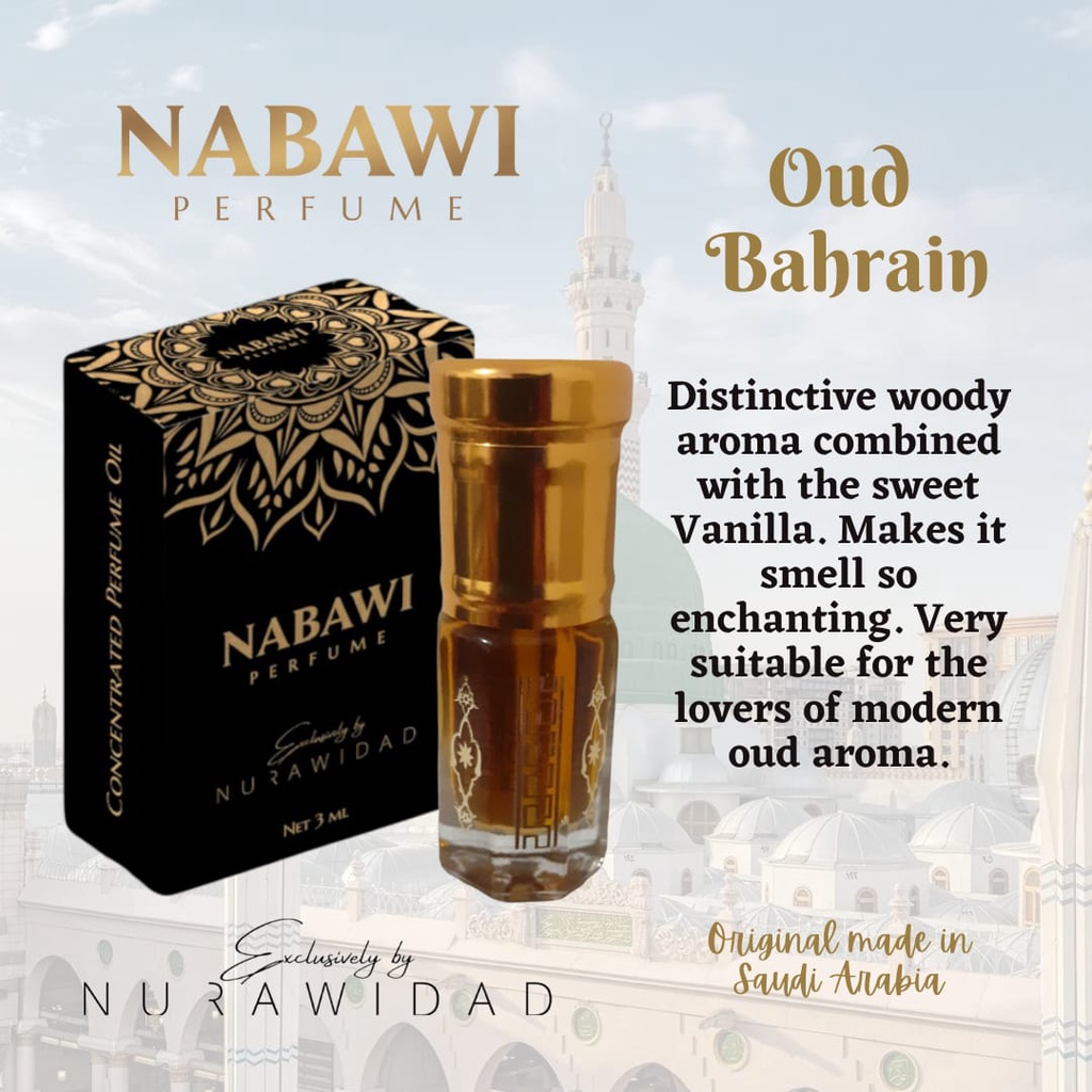 [SG Stock Nabawi Perfume] Oud Bahrain / RollOn Concentrated Perfume