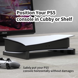 2pcs/set For PlayStation 5 Host Horizontal Storage Rack PS5 Optical Drive Version Horizontal Support Ps5 Digital Portable Support Game Console Dock Mount Holder