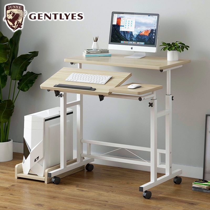 Laptop table can be raised and lowered simple bedside 