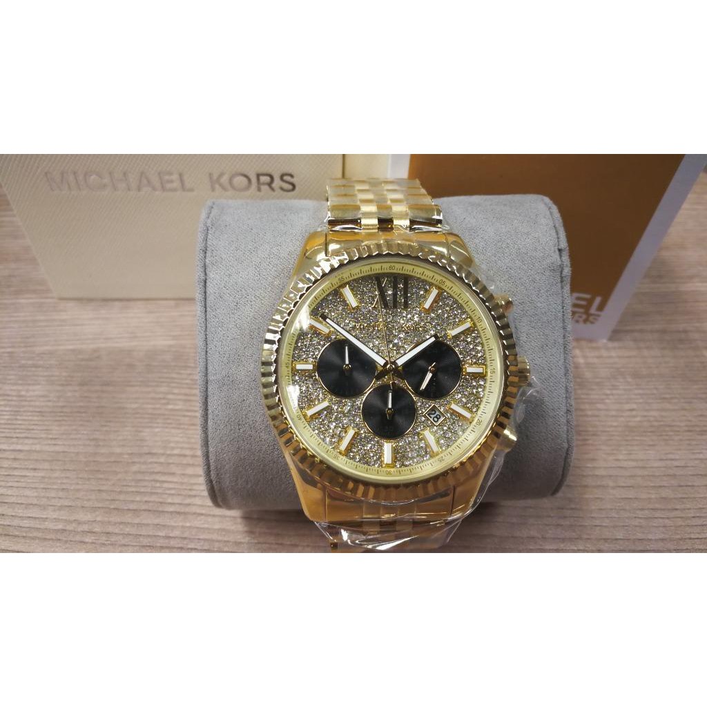 michael kors lexington chronograph men's watch mk8494