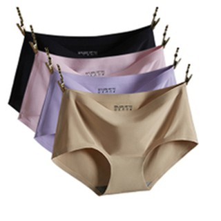 Image of Women's Seamless Ice Silk Panties