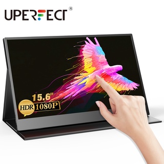 UPERFECT Touch screen Thin Portable Monitor 15.6 ”1080P USB Type C HDMI for Laptop,Phone Xbox Switch and Ps4