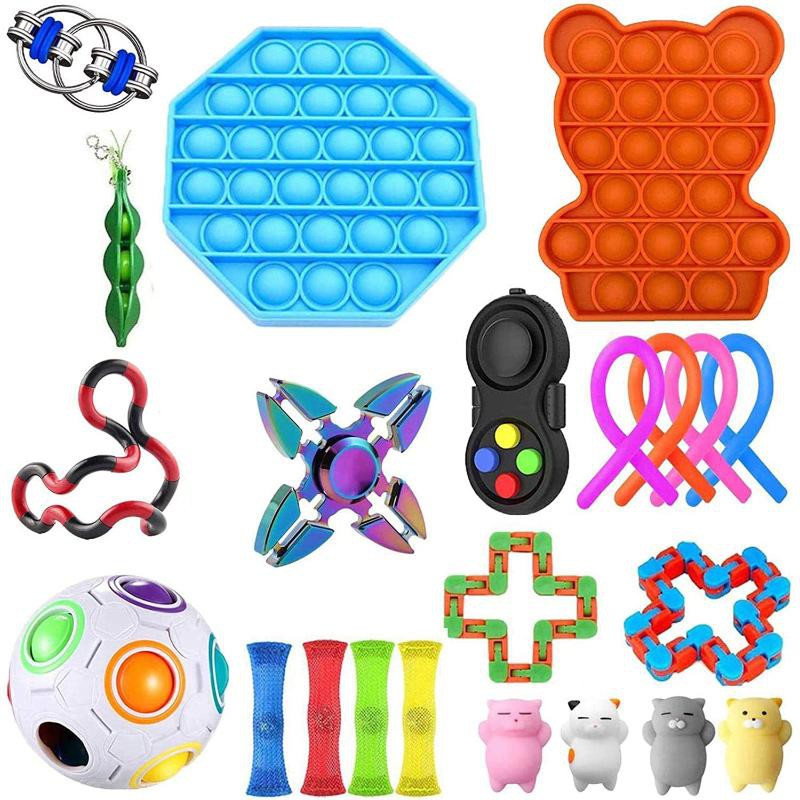 fidget gear shift keychain