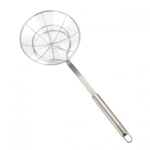 Toolroom  Spider Strainer Skimmer, Asian Strainer Ladle Stainless Steel Wire Skimmer Spoon with Handle, 4 Sizes To Choose