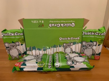 quick grab nappy disposal bags