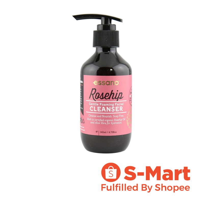 essano rosehip gentle foaming facial cleanser