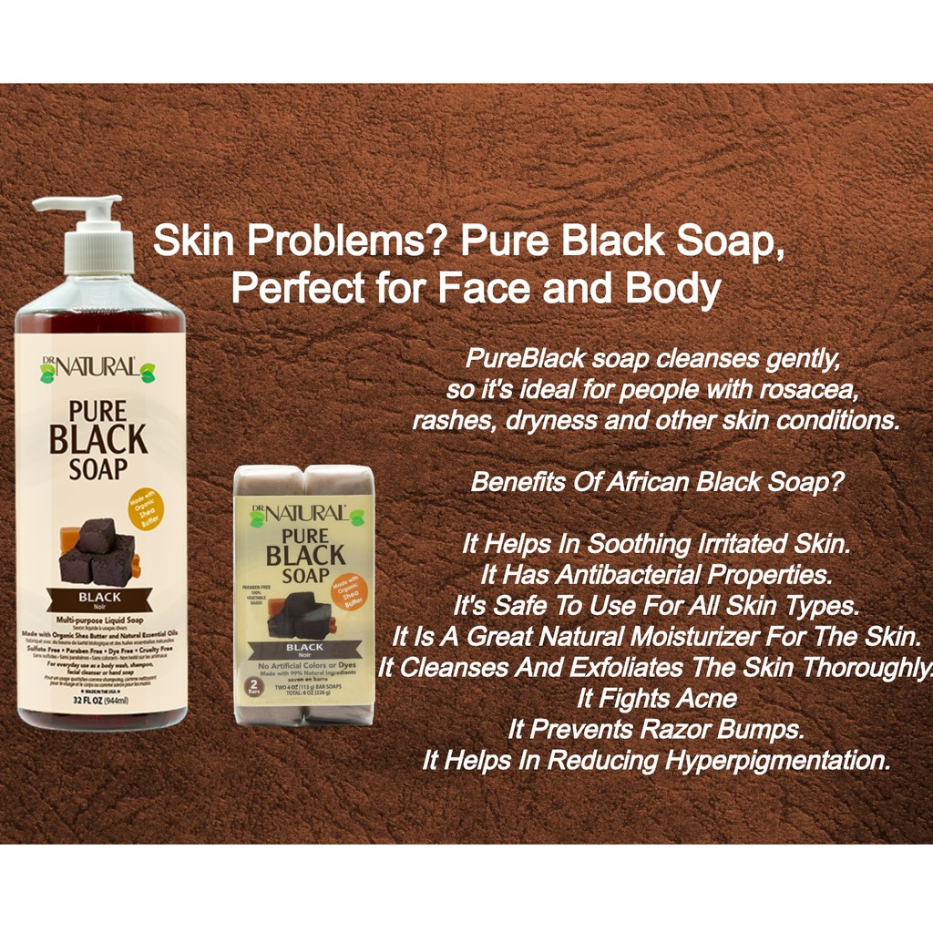 pure black soap