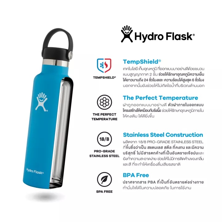 Hydro Flasks 21OZ Stainless Steel Vacuum Outdoor Sports Water Bottle outdoor sports travel kettle thermos bottle