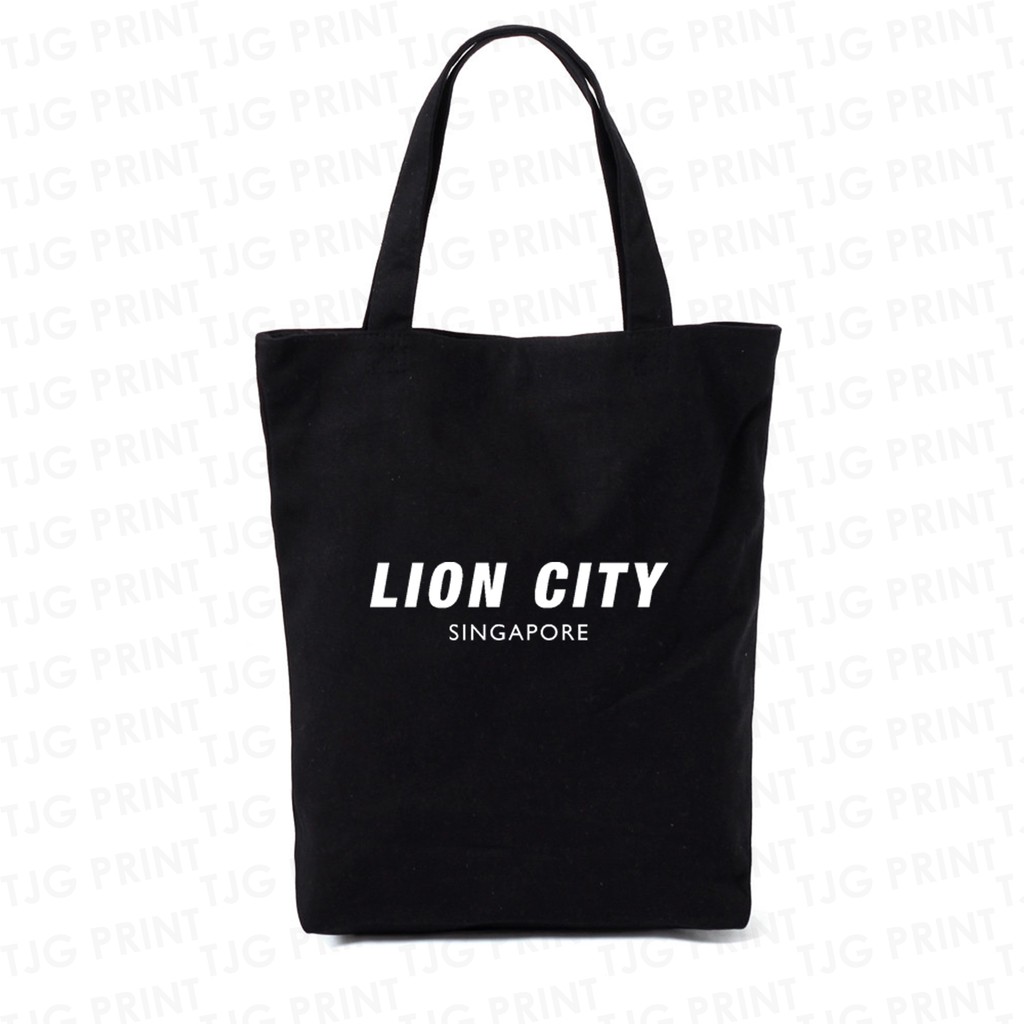 Lion City Singapore Tote Bag (Printing customisation avaliable)