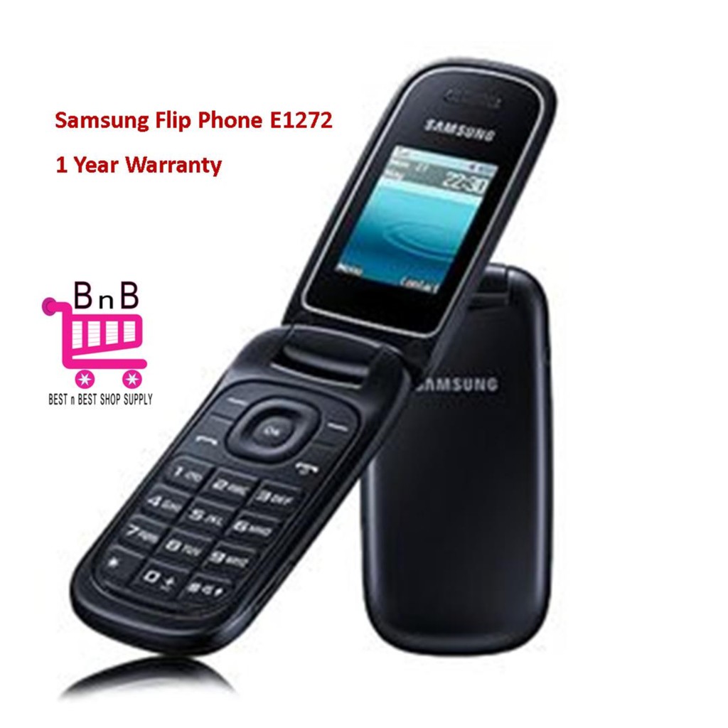 Samsung Flip Phone E1272 Red Import Shopee Singapore