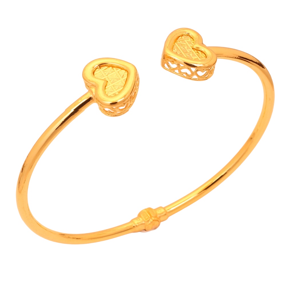 TAKA Jewellery 916 Gold Bangle Heart