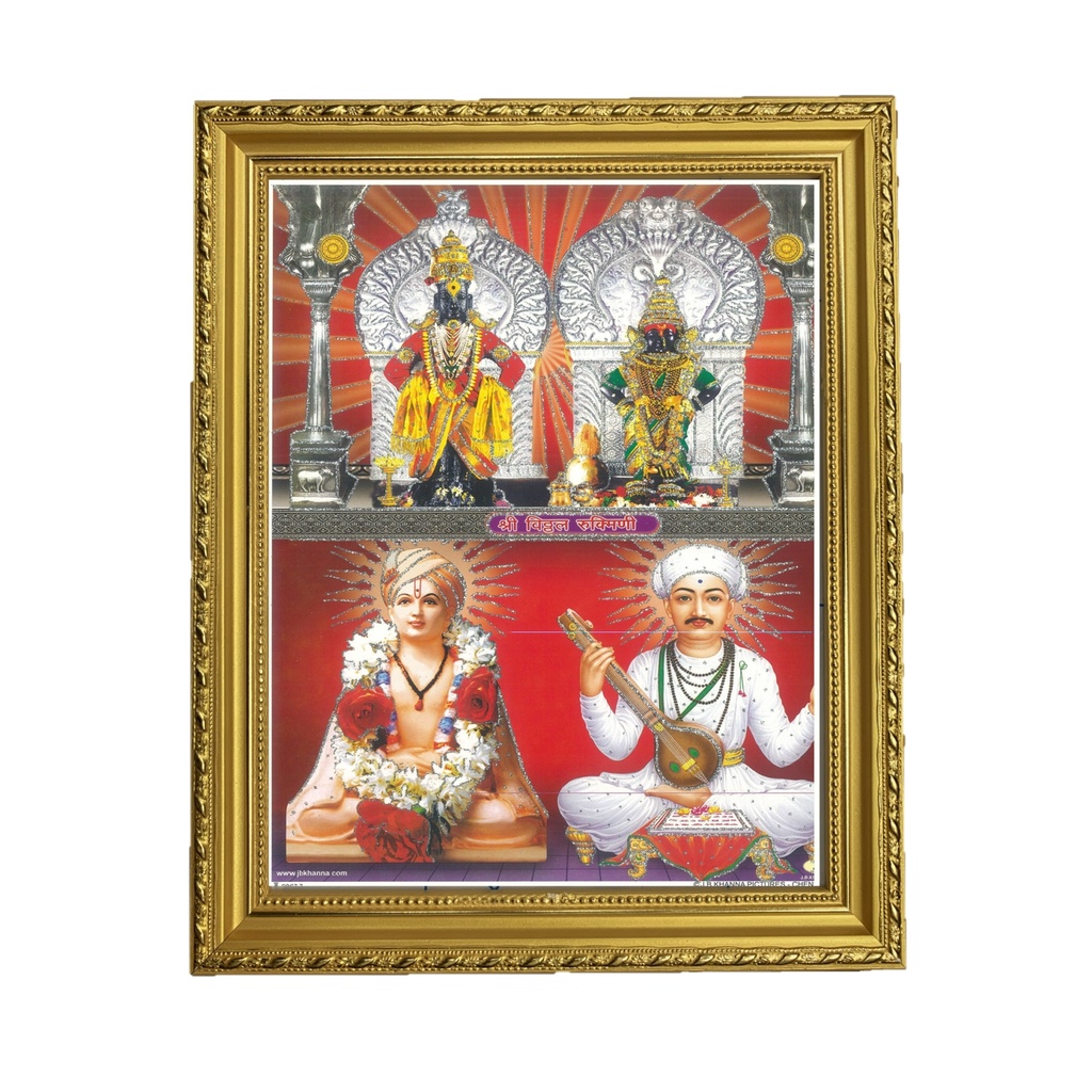 Satvik Shri Vitthal Rukmini With Sant Dnyaneshwar & Sant Tukaram