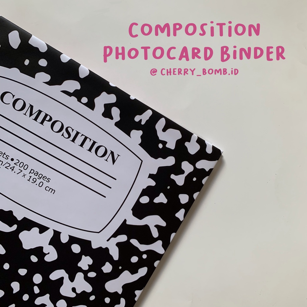 Composition Photocard PC Binder A4 A5 Shopee Singapore