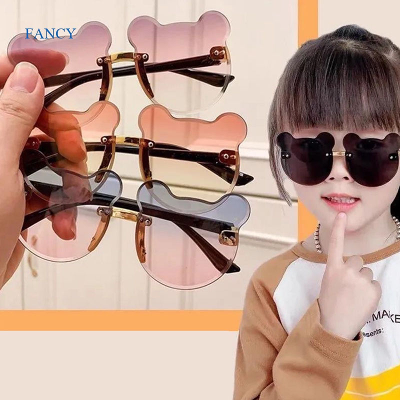 FANCY Kids Sunglasses Bear Shape Children Glasses Trendy Girls Boys Sun  Glasses Cartoon Eyeglasses Shades Driver Goggles Anti Glare | Shopee  Singapore