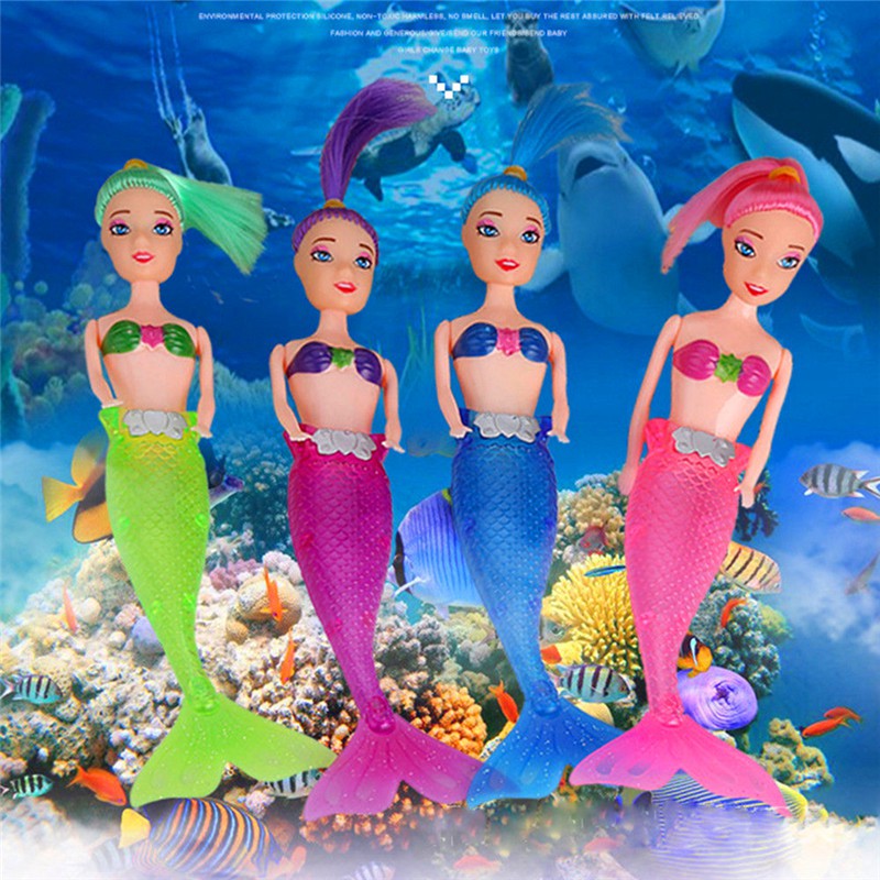 swimming ariel doll waterproof