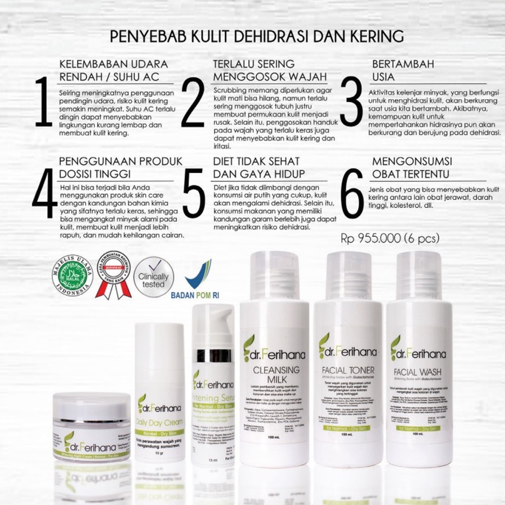 skincare dr ferihana