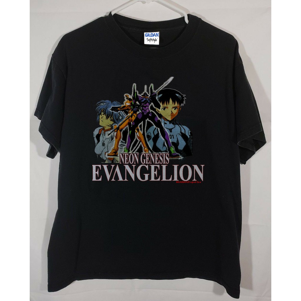 2極タイプ 90s Neon Genesis Evangelion tシャツユーロ - Tシャツ