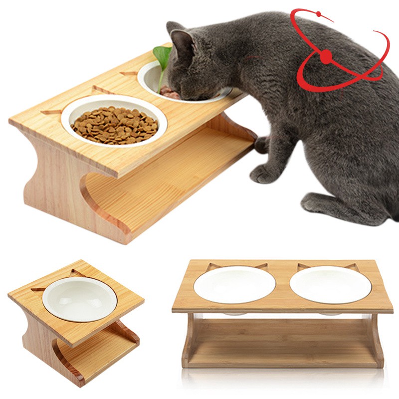 cat food elevated feeders