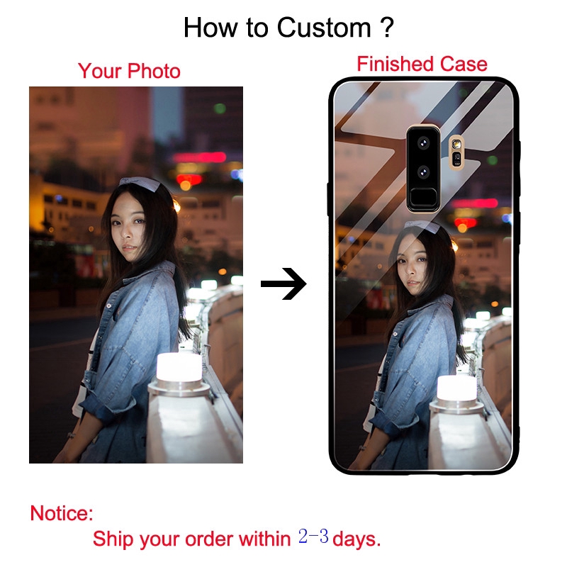 Diy Custom Customise Customized Tempered Glass Phone Case Huawei P8 P9 P20 P30 Pro Lite Plus P Smart Psmartplus Psmartz Y5 Y6 Y6prime Y6pro Shopee Singapore