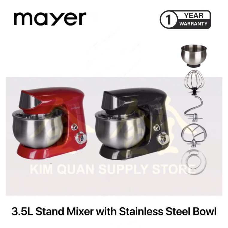 MAYER 3.5L Stand Mixer with Stainless Steel Bowl MMSM216 MMSM 216