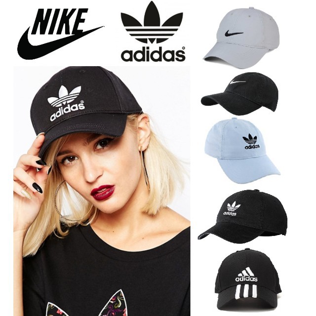 nike and adidas caps