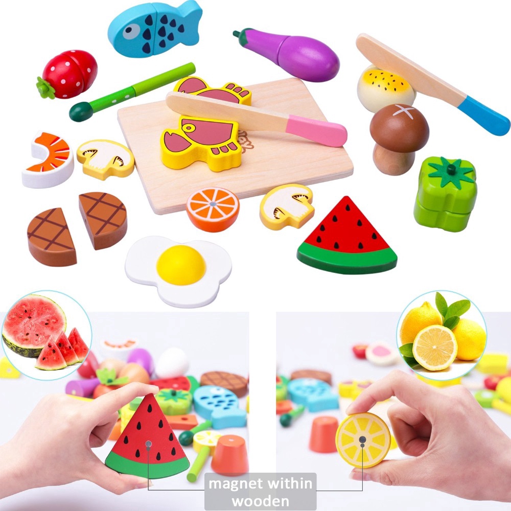 magnetic play food