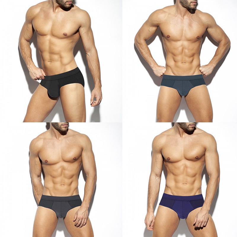 Cmenin 2020 New Breathable Nylon Sexy Mens Underwear Briefs Polyester