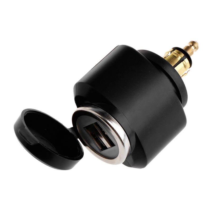 motorcycle din to usb adapter