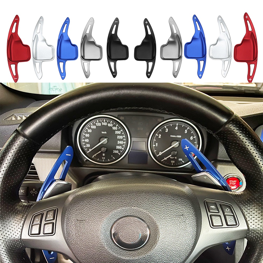 Real Carbon DSG Steering Wheel Paddle Extension Shifter Switch Shift for E46 M3 