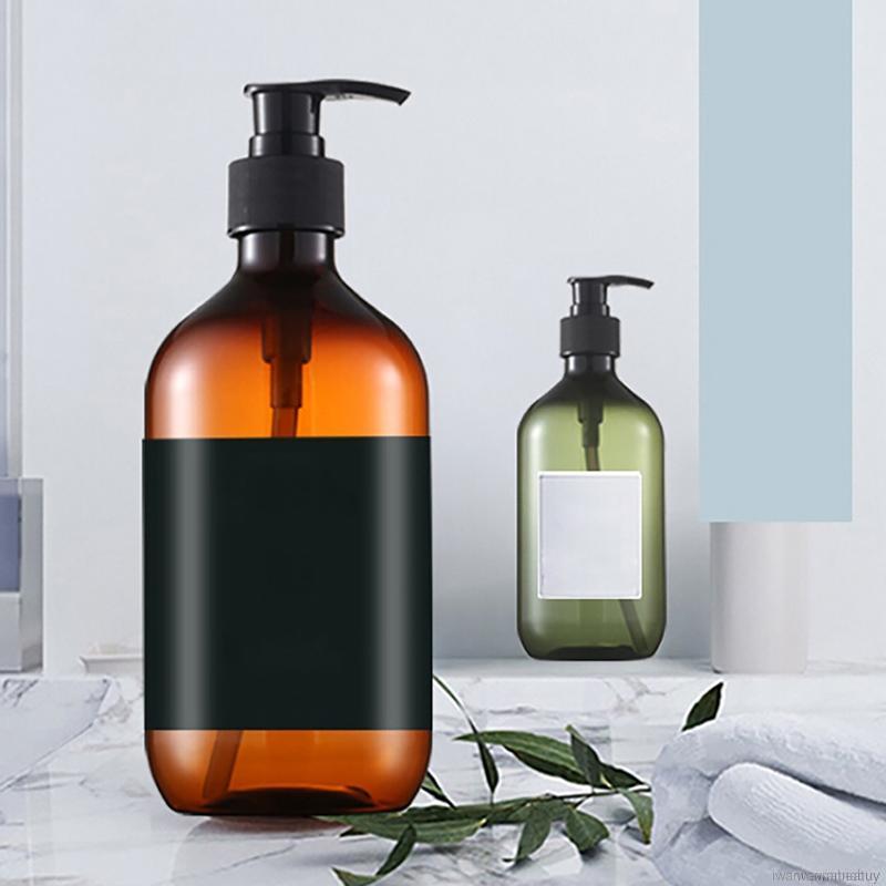 Large Capacity Shampoo Shower Gel Bottle Thickening Bottle Conditioner Bottle 300ml 500ml Shopee Singapore