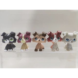 2pcs/lot Littlest Pet Shop LPS#272#1542 collie dog kid toy 