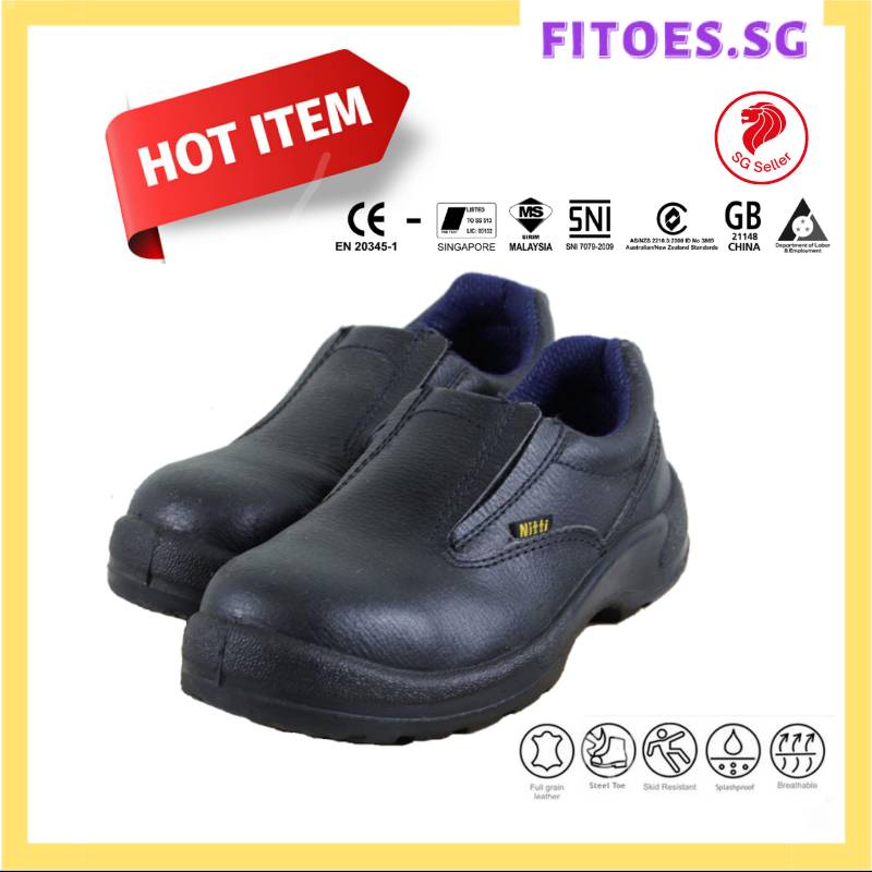 Nitti Steel Toe Safety Shoes Safety Shoes Low Cut SlipOn 21981