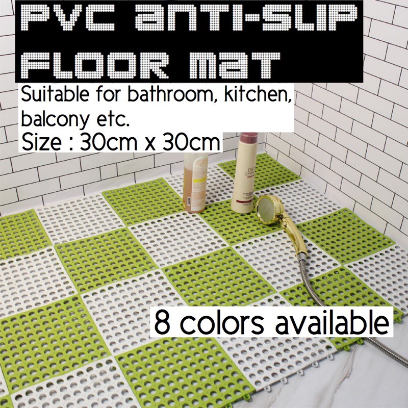 Non Slip Mat Bath 30x30cm Pvc Floor, Anti Slip Mat Bathroom Singapore